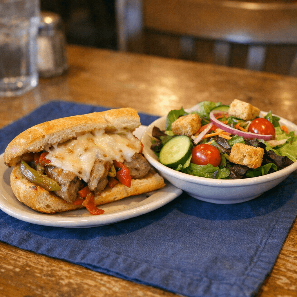 ½ Sausage & Peppers Sandwich