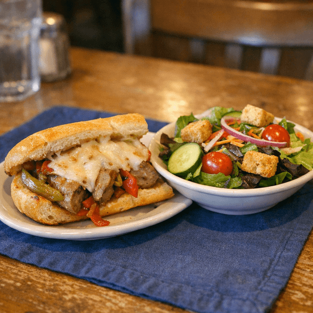 ½ Sausage & Peppers Sandwich