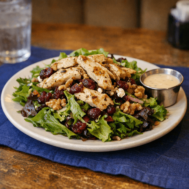 Chicken, Cranberry, Walnut Salad