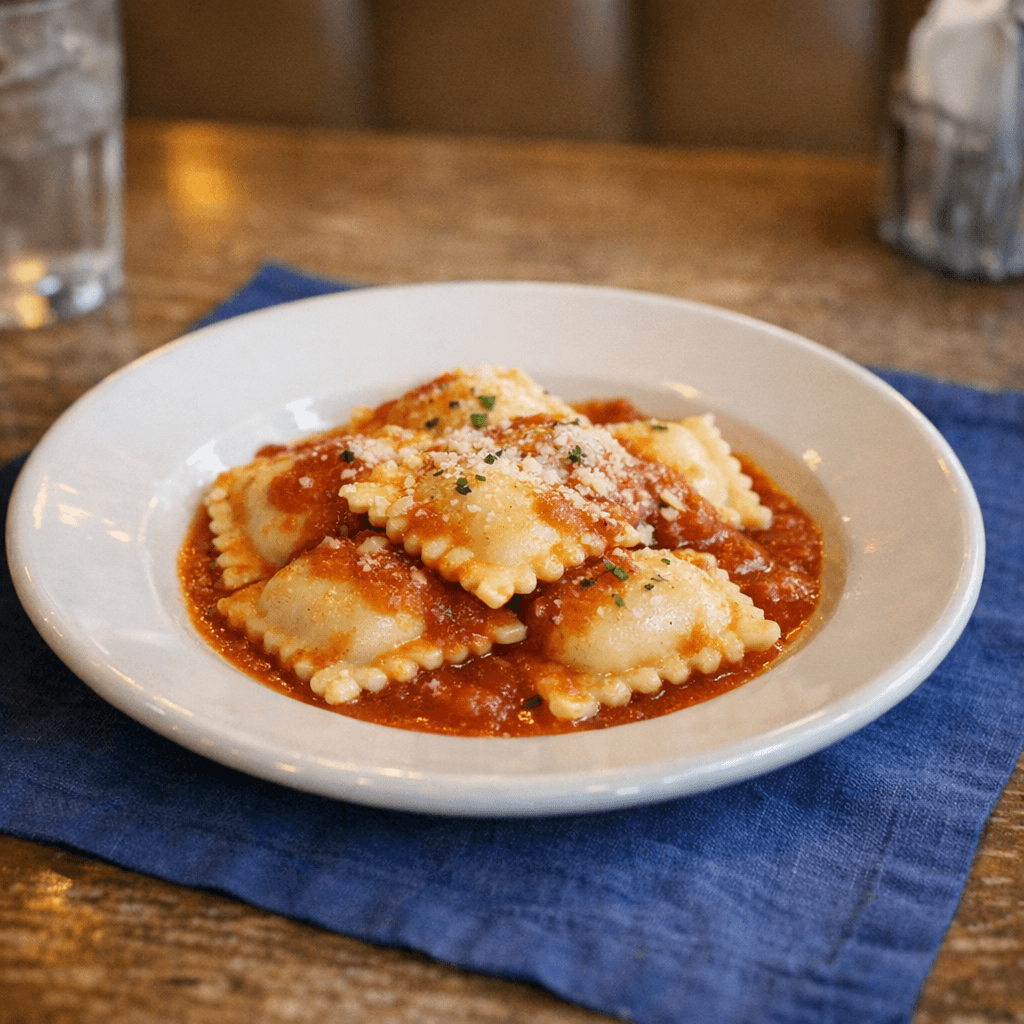 Ravioli with Cheese