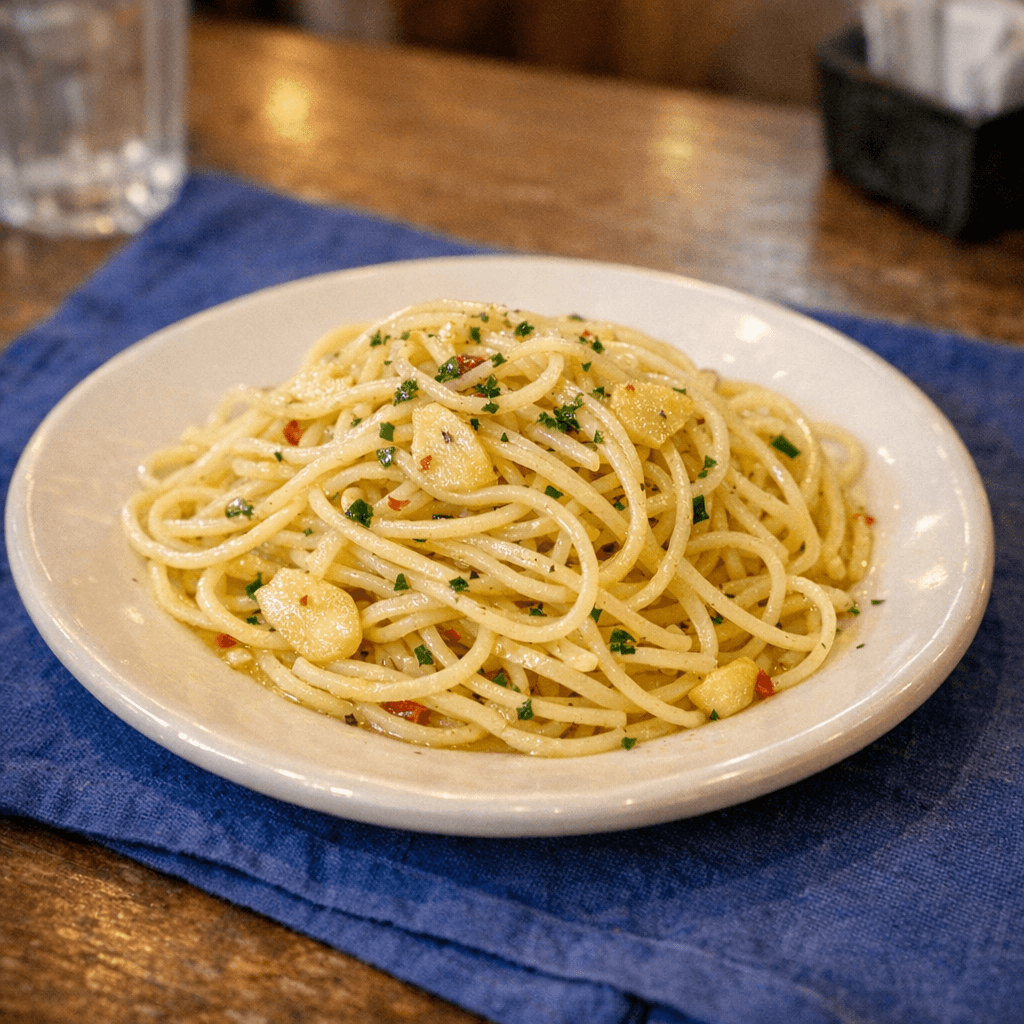 Side of Pasta with Garlic & Oil
